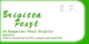 brigitta peszl business card